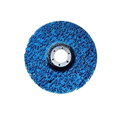 1 STÜCKE Korallenscheibe Poly Strip Scheibe Schleifscheibe Farbe Rostlöser Saubere Schleifscheiben for Winkelschleifer Schleifmittel(Blue) von KIFSDLF