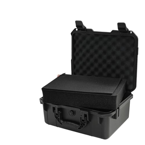 1 wasserdichter, robuster Werkzeugkasten mit vorgeschnittenen Schaumstoffeinlagen – stoßfeste Aufbewahrungsbox aus Kunststoff for Ausrüstung(363x290x160mm) von KIFSDLF