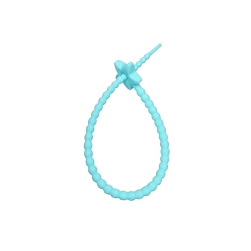 10 stücke Reusable Self-Locking Draht Strap 22CM Befestigungs Clips DIY Materialien Draht Kabel Zip Krawatten(Blue) von KIFSDLF