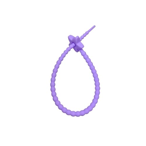 10 stücke Reusable Self-Locking Draht Strap 22CM Befestigungs Clips DIY Materialien Draht Kabel Zip Krawatten(PURPLE) von KIFSDLF