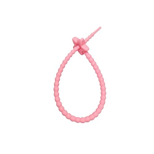 10 stücke Reusable Self-Locking Draht Strap 22CM Befestigungs Clips DIY Materialien Draht Kabel Zip Krawatten(Pink) von KIFSDLF