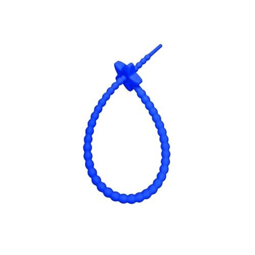 10 stücke Reusable Self-Locking Draht Strap 22CM Befestigungs Clips DIY Materialien Draht Kabel Zip Krawatten(Royal blue) von KIFSDLF