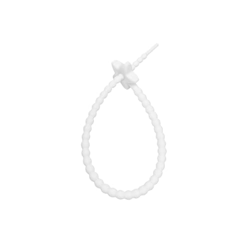 10 stücke Reusable Self-Locking Draht Strap 22CM Befestigungs Clips DIY Materialien Draht Kabel Zip Krawatten(WHITE) von KIFSDLF