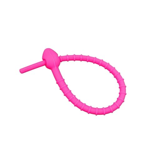 10 stücke Silikon Kabelbinder Abdichtung Krawatten Silikon Kabel Strap Draht Organizer Daten Kabel Clip Kabelbinder Kabel(Rose Red) von KIFSDLF