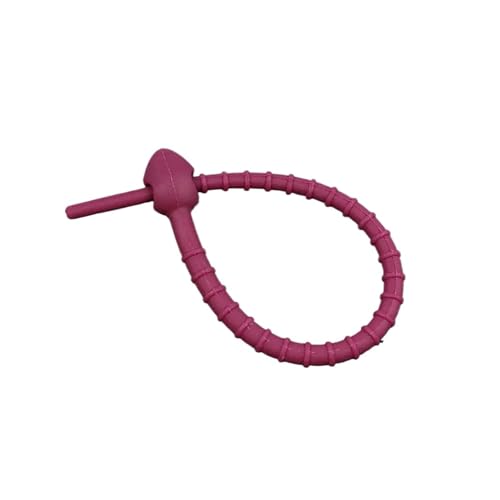 10 stücke Silikon Kabelbinder Abdichtung Krawatten Silikon Kabel Strap Draht Organizer Daten Kabel Clip Kabelbinder Kabel(Wine Red) von KIFSDLF