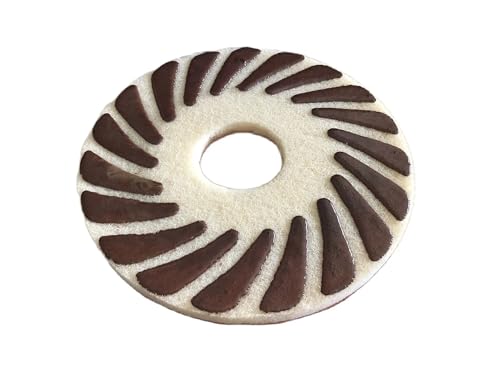 13 Zoll 325 MM Schleifmittel Marmorboden Polierscheibe Granitharz Schwamm Polieren Betonboden Trockenschleifpad(50) von KIFSDLF