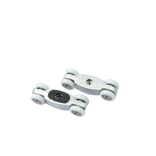 2 teile/para Schiebetür Kunststoff Stahl Fenster Pulley edelstahl Hängen Track Rad Gedämpfte Roller Holz Glas Haus Hardware(4 wheel) von KIFSDLF
