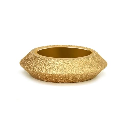 20 mm Bohrungsdurchmesser, 3 Zoll, 75, V-Form, trockenvakuumgelötete Diamantschleifscheibe, Halbrundkante, Marmorkantenprofil-Schleifscheibe(V Shape 20mm) von KIFSDLF