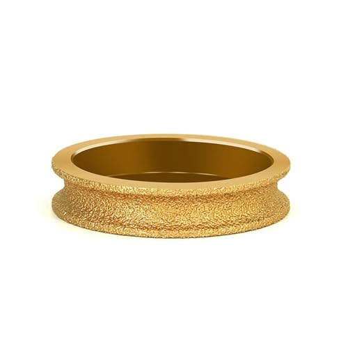 20 mm Bohrungsdurchmesser, 3 Zoll, 75, rund, trocken, vakuumgelötet, Diamantschleifscheibe, Halbrundkante, Marmorkantenprofil-Schleifscheibe(Round Wheel 10mm) von KIFSDLF