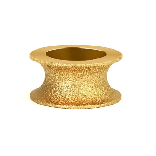 20 mm Bohrungsdurchmesser, 3 Zoll, 75, rund, trocken, vakuumgelötet, Diamantschleifscheibe, Halbrundkante, Marmorkantenprofil-Schleifscheibe(Round Wheel 30mm) von KIFSDLF