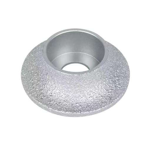 22,23 mm 1 Stück Diamant-Schleifscheibe, vakuumgelötete Demi-Bullnose-Kantenprofil, Durchmesser 3 Zoll/75, Schleifscheibe, Diamantrad(10mm B) von KIFSDLF