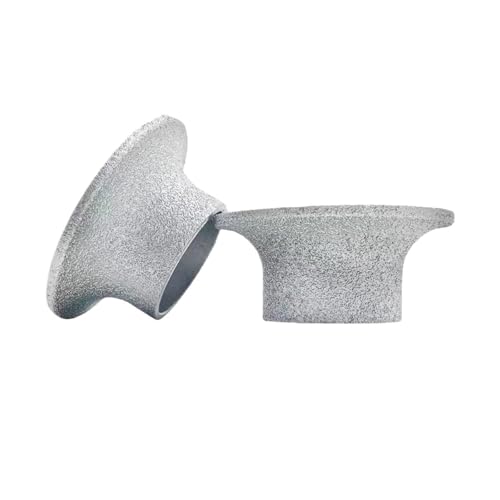 3 Zoll/74 mm 22,23 1 Stück Diamant-Schleifscheibe, vakuumgelötete Demi-Bullnose-Kantenprofil-Durchmesser-Schleifscheibe(1Pcs 22.23 15mm B) von KIFSDLF