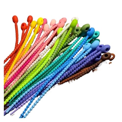 30PCS Silikon Reusable Kabel Draht Organizer Wickler Lagerung Inhaber Tasche Krawatten Kabel Tasche Clip 30PCS Silikon Reusable Kabel Draht Organizer Wickler Lagerung Inhaber Tasche Krawatten Kabel Tasche Clip von KIFSDLF