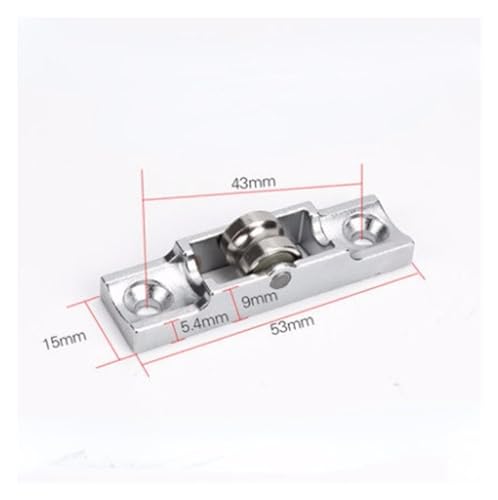 4 stücke Zink-legierung Flache/Konkave Rad Schiebetüren Fenster pulley U-typ Kugellager Roller Kunststoff stahl Hardware zubehör(Concave Wheel) von KIFSDLF