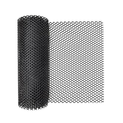 40x300cm Sicherheitsnetz Kunststoffnetz Hühnerdrahtzaun Zuchtnetz Isolationsschutz Kind Katze Haustier Huhn Garten Mesh(Black) von KIFSDLF