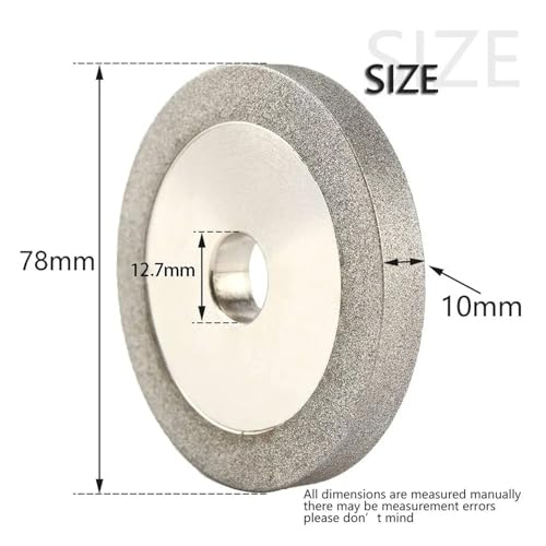 78 mm Diamant-Schleifscheibe, Galvanik, 45 Grad/paralleler Winkelschneider, Schleifscheibe for Schleifen(78x12.7x10mm) von KIFSDLF