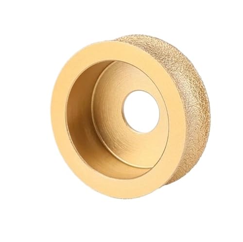 Bohrung 20 mm Durchmesser 75 Trockenvakuumgelötete Diamant-Profilschleifscheibe Volle abgerundete Kante Diamant-Schleifscheibe(40mm) von KIFSDLF