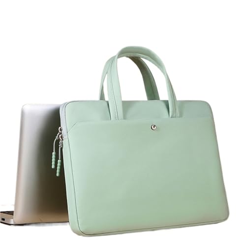 Frauen Laptop Fall 13,3 in 14,6 in 15, in Handtasche for Tablet Moblie Telefon Tasche(Green,15.6in) von KIFSDLF