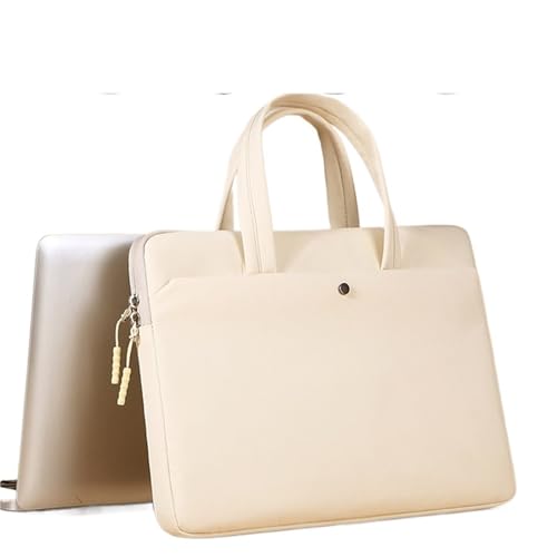 Frauen Laptop Fall 13,3 in 14,6 in 15, in Handtasche for Tablet Moblie Telefon Tasche(White,14.6in) von KIFSDLF