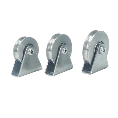 Gleitrollen mit U-Nut aus Edelstahl 304 einzelnem 635ZZ-Lager, Drahtseilrolle, feste Rolle(35mm) von KIFSDLF