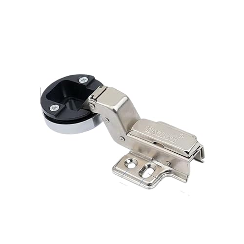 Hardware-Glastür mit Aluminiumrahmen und eingebauter Dämpfung, hydraulischer Puffer, Stummschaltung, runde Flugzeugbasis aus Legierung, kaltgewalztes Stahlscharnier(Color-06) von KIFSDLF