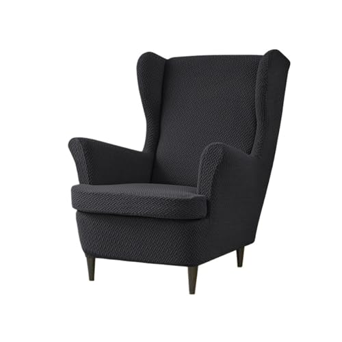 KIFSDLF 2 Stück/Set Elastischer Ohrensesselbezug, einfarbig, Sesselbezug mit Sitzkissen, Stretch-Sofabezug for Wohnzimmer, Büro(Color 03) von KIFSDLF