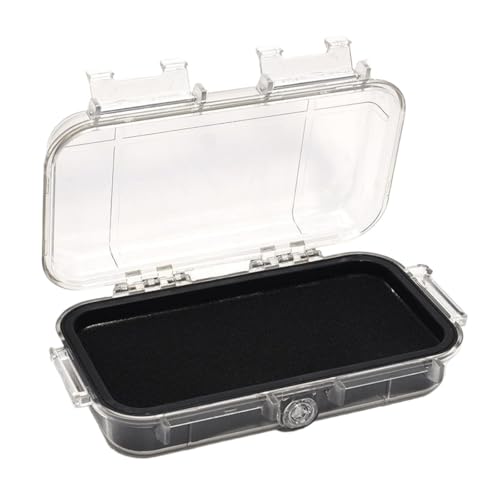 KIFSDLF Campingbox Stoßfeste Ausrüstung Trockenbox Versiegelte Aufbewahrungsbox Professionelle transparente wasserdichte Werkzeugkiste(L) von KIFSDLF