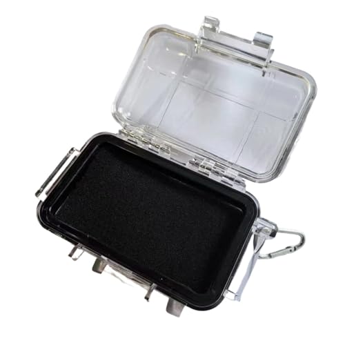 KIFSDLF Campingbox Stoßfeste Ausrüstung Trockenbox Versiegelte Aufbewahrungsbox Professionelle transparente wasserdichte Werkzeugkiste(S) von KIFSDLF