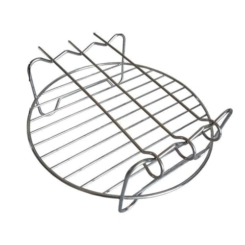 KIFSDLF Doppelschicht-Backblech Air Fryer Rack Küchengrillhalter Air Fryer Zubehör Backblech Runder Grillrost(8 inch) von KIFSDLF