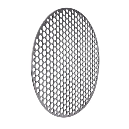 KIFSDLF Eisen Mesh BBQ Matte Grid Kochen Im Freien Grill Net Barbecue Rack Grill Mesh Edelstahl BBQ Net Speck Grill Werkzeug(18CM) von KIFSDLF