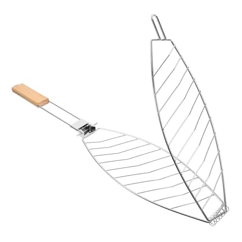 KIFSDLF Fischgrillkorb, zusammenklappbar, tragbar, Edelstahl, Grillkorb KIFSDLF Fischgrillkorb, zusammenklappbar, tragbar, Edelstahl, Grillkorb von KIFSDLF