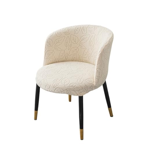 KIFSDLF Jacquard Gebogene Stuhlhusse Runder Sessel Elastische Sitzbezüge Home Hotel Staubdichter Schutz Esszimmerstuhl Schonbezug(Color10) von KIFSDLF