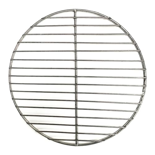KIFSDLF Rundes Grillgitter aus Edelstahl for den Heimgebrauch, Bratennetze, Speckgrillwerkzeug, Eisennetze, Grillzubehör, Antihaft-Grillmattengitter(29cm Diameter) von KIFSDLF