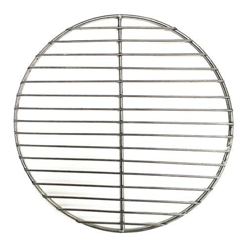 KIFSDLF Rundes Grillgitter aus Edelstahl for den Heimgebrauch, Bratennetze, Speckgrillwerkzeug, Eisennetze, Grillzubehör, Antihaft-Grillmattengitter(37cm Diameter) von KIFSDLF