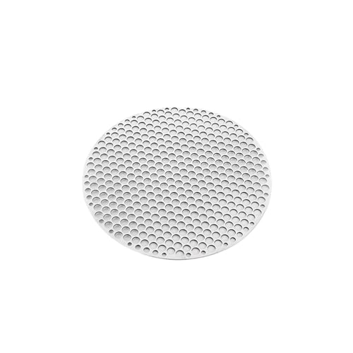 KIFSDLF Rundes Grillnetz aus Edelstahl, Grillnetz, Bratennetze, Speckgrillwerkzeug, Eisennetze, Camping-Grillzubehör, Antihaft-Gittergestell(26cm) von KIFSDLF