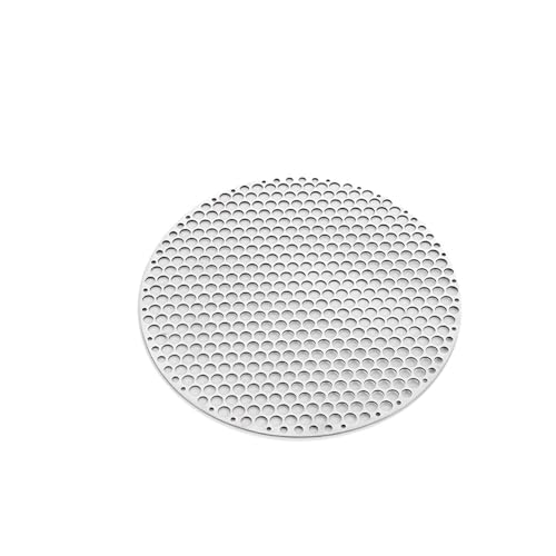 KIFSDLF Rundes Grillnetz aus Edelstahl, Grillnetz, Bratennetze, Speckgrillwerkzeug, Eisennetze, Camping-Grillzubehör, Antihaft-Gittergestell(28cm) von KIFSDLF