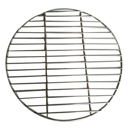 KIFSDLF Rundes Grillnetz aus Edelstahl, Grillunterlage for die Küche im Freien, Grillmatte, Backnetz, geeignete Lebensmittel, Steak, Fisch, runder Grill KIFSDLF Rundes Grillnetz aus Edelstahl, Grillunterlage for die Küche im Freien, Grillmatte, Backnetz, geeignete Lebensmittel, Steak, Fisch, runder Grill von KIFSDLF