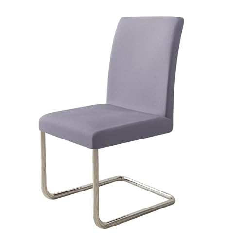 KIFSDLF Wasserdichter Stuhlbezug aus Spandex, elastisch, Universalgröße, weicher, Sitzbezüge for Esszimmer, Küche, Hochzeit, Hotel(Waterproof-Silver) von KIFSDLF
