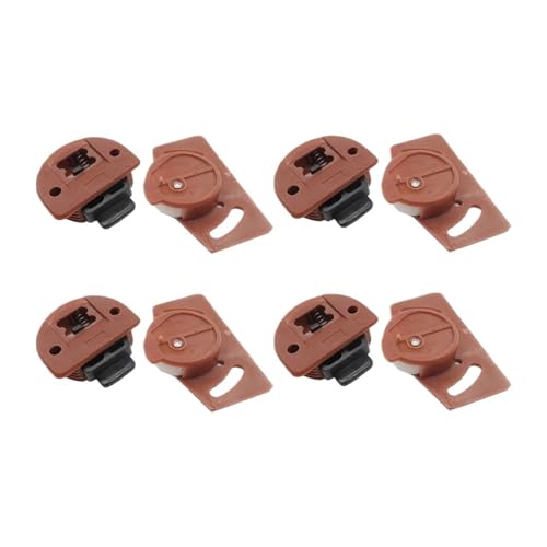 Kleiderschrank Schiebetür Riemenscheibe Rad Läufer Schrank beweglichen unteren Roller Möbel Zahnrad Tür Hardware(4 Pair) von KIFSDLF