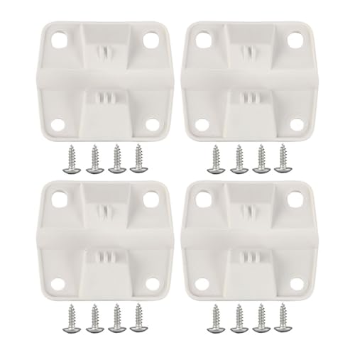 Kühlerscharniere Schrauben Set Kühler Kunststoff Scharnier Set mit Schrauben Camping Kühler Kunststoff Scharniere Home Scharniere Zubehör(4Pcs) von KIFSDLF