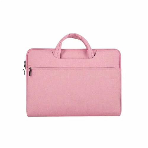 Laptop-Doppelhandtasche, wasserdichte Notebooktasche, Computerhandtasche, Aktentasche(Pink,14-15inch(35x24x2cm)) von KIFSDLF