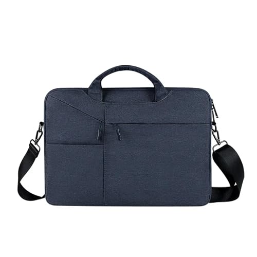 Laptop Tasche 15 6 Zoll Hülse Fall wasserdichte Notebook Computer Handtasche Aktentasche(Dark Blue,15.6inch) von KIFSDLF