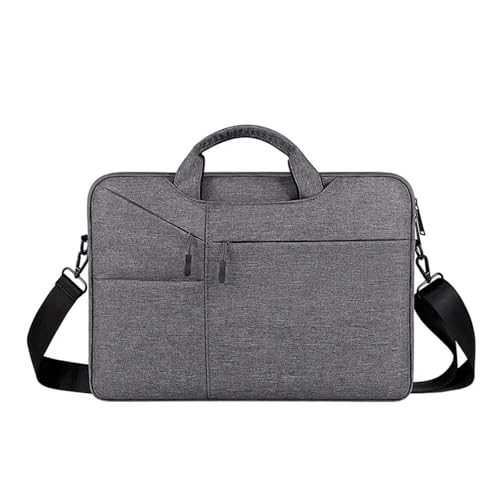 Laptop Tasche 15 6 Zoll Hülse Fall wasserdichte Notebook Computer Handtasche Aktentasche(Dark Grey,14-15.4 inch) von KIFSDLF