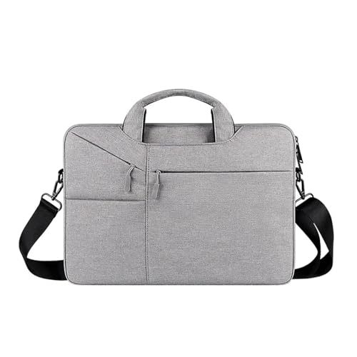Laptop Tasche 15 6 Zoll Hülse Fall wasserdichte Notebook Computer Handtasche Aktentasche(Grey,13-13.3 inch) von KIFSDLF