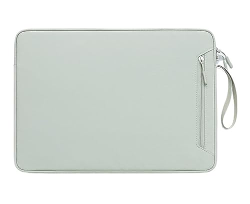 Laptoptasche Kleine frische Innentaschen 13415 Zoll Tablet-Schutzhülle Verschleißfeste Laptop-Aufbewahrungstaschen mit Reißverschluss(Green,14.1-15.4) von KIFSDLF