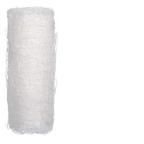 Ranknetz aus Kunststoff, strapazierfähige Gartennetzrolle for Kletterpflanzen, Melonen, Gemüse und Traubenregal(White,2x20m) von KIFSDLF