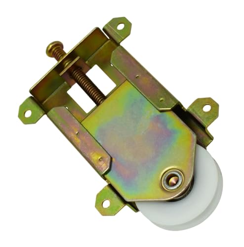 Schiebetür und Fenster Konkave Radscheiben Rolle 1-1/2 Zoll Schiebespiegel Tür Rollenbaugruppe Stahlgehäuse Kugellager(6pc) von KIFSDLF