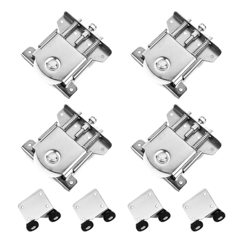Schwere Kleiderschrank Schiebetürrolle Hängerad Schrank Oberflächenmontiertes Radschienenschlitzzubehör von KIFSDLF