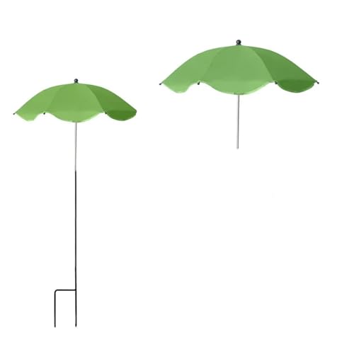 Verstellbare Pflanzenschirme for Pflanzen im Freien, Gartenschirm, Schatten for Topfpflanzen, Gartenbeet, Blumentopf, Spenden Schatten(Green-A) von KIFSDLF