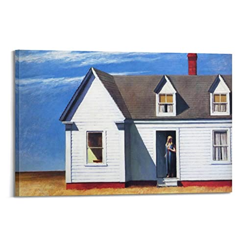 KIHENE Edward Hopper Maler-Kunstwerk – (High Noon) Druck Poster Druck Foto Kunst Malerei Leinwand Heimdekoration Schlafzimmer moderne Dekorationen Geschenke 50 x 75 cm von KIHENE